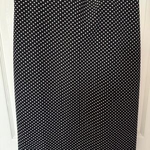 Philosophy Black Polka Dot Straight skirt